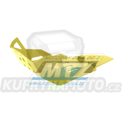 Kryt pod motor hliníkový Dual Sport - BMW F800GS / 07-16 + F800GS Adventure / 12-18  - barva žlutá