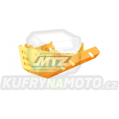 Kryt pod motor hliníkový Dual Sport - KTM 250 Adventure / 21-22 + 390 Adventure / 20-22 - barva oranžová