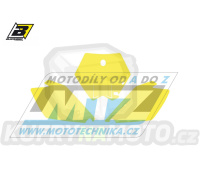 Polepy číslových tabulek (vystřižené) - KTM 85SX / 04-12 - barva žlutá