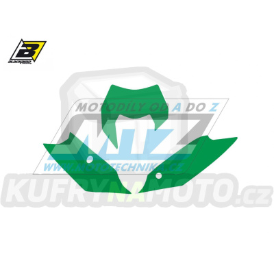 Polepy číslových tabulek (vystřižené) - KTM EXC / 14-16 - barva zelená