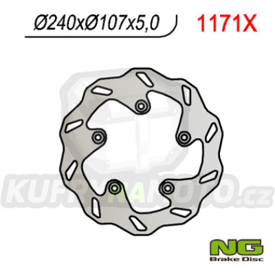 Brzdový kotouč moto NG 1171X