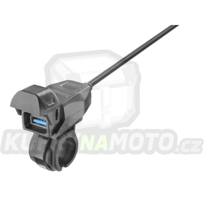 Nabíječka Interphone na řídítka motocyklu USB-A