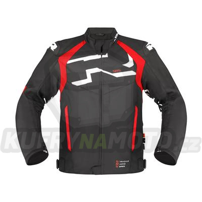 Moto bunda RICHA STRADALE TEX WP bílo/červená