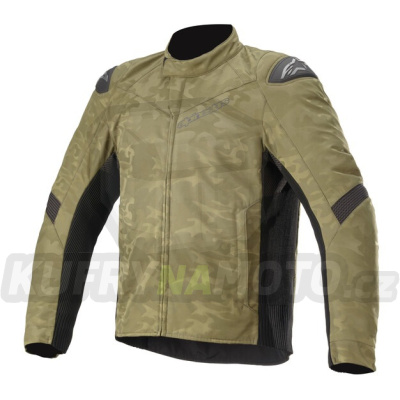 bunda T SP-5 RIDEKNIT, TECH-AIR 5 kompatibilní, ALPINESTARS (zelená camo/černá)
