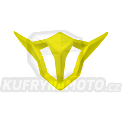 čelní kryt ventilace pro přilby Cross Pro 2, CASSIDA (žlutá fluo)