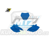 Polepy číslových tabulek (vystřižené) - Yamaha YZF250+YZF450 / 06-09 - barva modrá