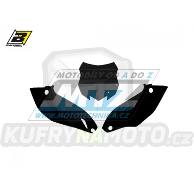 Polepy číslových tabulek (vystřižené) - Kawasaki KXF250 / 13-16 + KXF450 / 13-15 - barva černá