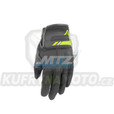 Rukavice motocyklové letní S-Line - černo-žluté (velikost XL)
