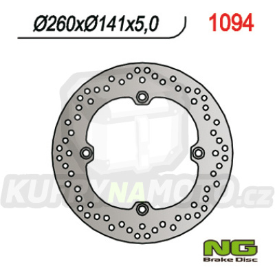 Brzdový kotouč moto NG 1094