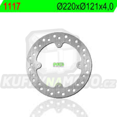 Brzdový kotouč moto NG 1117