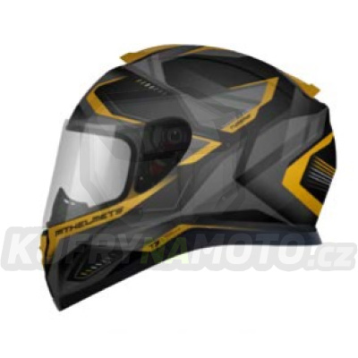 Přilba MT integrální THUNDER 3 SV TURBINE C9 mat GOLD s plexi barva černá MAT/zlatá lesk velikost XS
