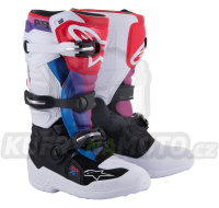 boty TECH 7 S, ALPINESTARS, dětské (bílá/černá/červená/modrá/fialová) 2024