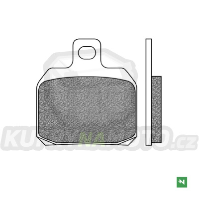 brzdové destičky, NEWFREN (směs SCOOTER ELITE SINTERED) 2 ks v balení