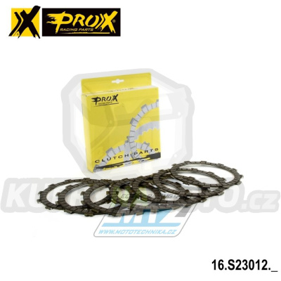 Lamely spojkové třecí (s obložením) Prox 16.S23012 - Yamaha YZ250 / 88-90