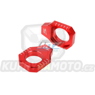 Dorazy osy zadního kola ZETA ZE93-5143 - Kawasaki KXF450+KX450 / 16-25 + KXF250+KX250 / 17-24 + KX250X+KX450X - červené