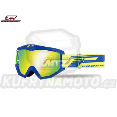 Brýle Progrip 3201-FL Mirrored - modré se zrcadlovým sklem