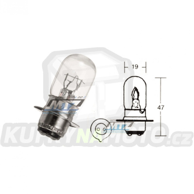 Žárovka H6M 12V 35/35W P15d-25-1