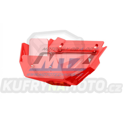 Kryt pod motor hliníkový Dual Sport - KTM 690 Enduro R / 19-25 + Husqvarna 701 Enduro / 22-25 + Gas-Gas ES700 / 22-25 - barva červená