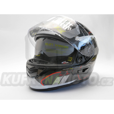 Integrální helma AXXIS RACER GP CARBON SV spike a0 lesklá perleťová bílá S