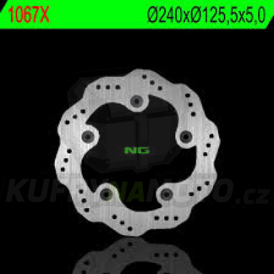 Brzdový kotouč moto NG 1067X