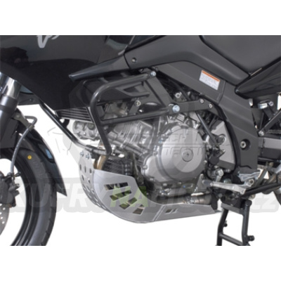 Hliníkový kryt motoru stříbrná SW Motech Kawasaki KLV 1000 2004 - 2006 WVBS MSS.05.265.100-BC.17933