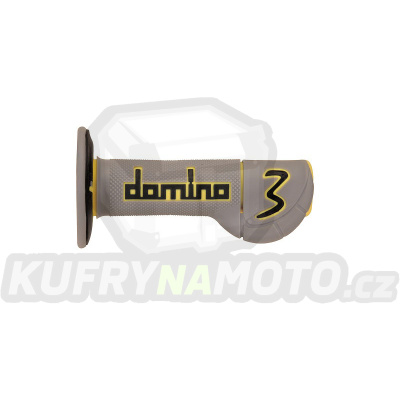 Rukojeti gripy Domino Tommaselli off road EXP.3 barva černá šedá