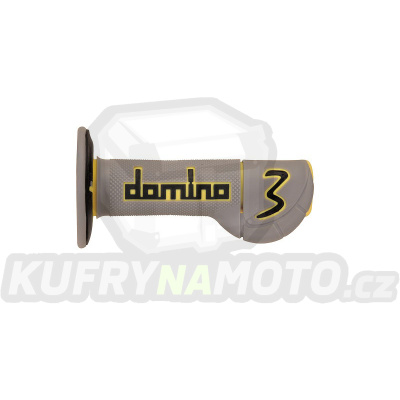 Rukojeti gripy Domino Tommaselli off road EXP.3 barva černá šedá