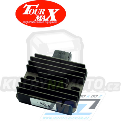 Regulátor dobíjení RGU-220 Tourmax - Yamaha MT-03+SR400+VP300 + WR250+XT660Z Tenere + XVS1100+XVZ1300 + YP250 Majesty+YP400 Majesty+YZF-R6 + XP500 T-Max + YFM450 Grizzly+YFM700 Raptor + Suzuki DL1000V-Strom+GSX + LTA + TGB + Arctic Cat