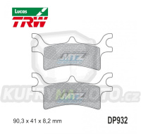 Destičky brzdové DP932-LUSI TRW Lucas MCB798SI - směs Sinter Offroad