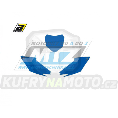 Polepy číslových tabulek (vystřižené) - Honda CRF250 / 14-17 + CRF450 / 13-16 - barva modrá