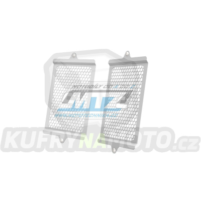 Kryty chladičů ocelové Dual Sport - Triumph Tiger 900 GT+Rally / 21-22 - barva stříbrná (Brushed Steel)