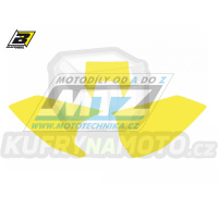 Polepy číslových tabulek (vystřižené) - Husqvarna FE+TE / 17-19 - barva žlutá