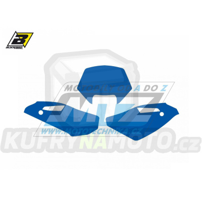 Polepy číslových tabulek (vystřižené) - Husqvarna TE250+TE450+TE510 / 08 - barva modrá