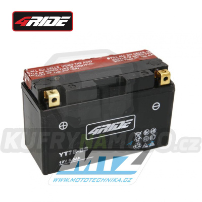 Baterie (akumulátor motocyklový) 4RIDE YT7B-BS (12V - 6,5Ah)