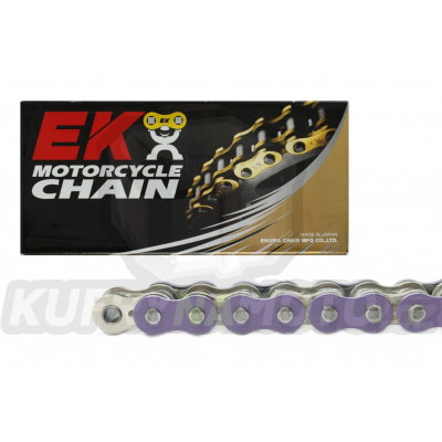 QX-kroužkový řetěz OEM kvality EK 530 MVXZ 110 L fialová