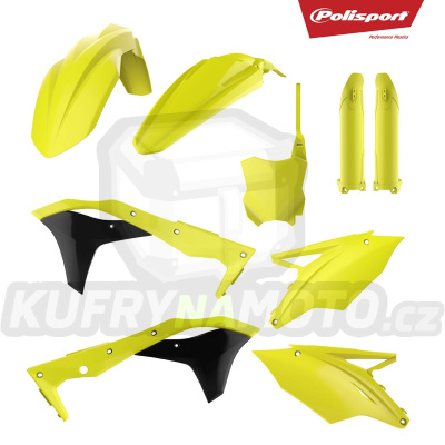 Sada plastů POLISPORT neonově žlutá