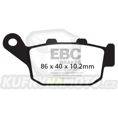 Brzdové destičky EBC FA140V