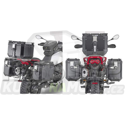 PLOR 8203CAM Givi trubkový nosič PL ONE-FIT sundavací pro Moto Guzzi V85 TT (19) pro boční kufry OBKN hli