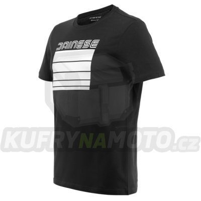 Triko DAINESE STRIPES černo/bílé