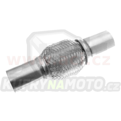 pružný člen výfuku PREMIUM, vnitř. průměr 48 mm / délka pr. členu 100 mm / celková délka 220 mm