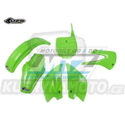 Sada plastů Kawasaki KX80+KX85 / 98-00 - barva zelená
