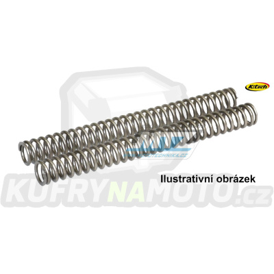 Pružiny předních vidlic 4,4N KYB+Showa - Suzuki RMZ250 / 04-06 + Honda CRF250R / 10-14 + CRF450R / 09-12 + Husqvarna TE250+TE310+TE449+WR125+WR250+WR300 / 10-13 + Beta RR250+RR300+RR350+RR390+RR430+RR480 + Kawasaki KX125+KX250+KXF250+KLX450R
