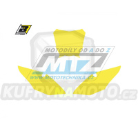 Polepy číslových tabulek (vystřižené) - Honda CRF250 / 18-21 + CRF450 / 17-20 - barva žlutá