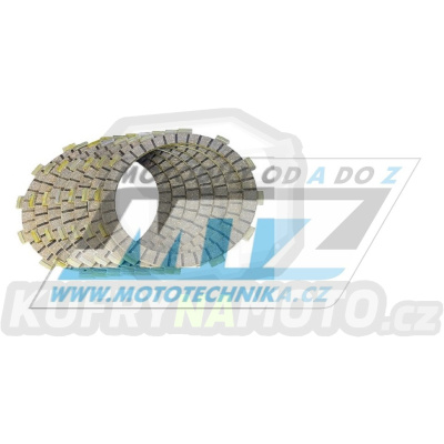 Lamely spojkové třecí (s obložením) MTZ 885-D4475-7 (sada 7ks) - Honda+Kawasaki + Suzuki + ArticCat + Polaris
