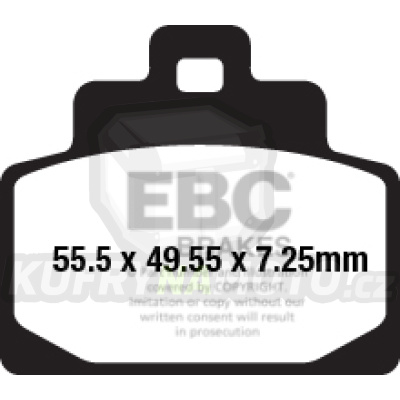 Brzdové destičky EBC SFA681