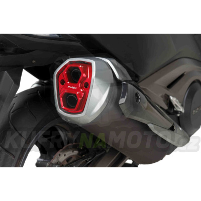 End tube for exhaust PUIG 9542R červená