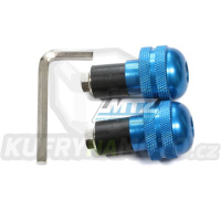 Koncovky/závaží řidítek ANTIVIBRATION - modré (pro vnitřní průměr řidítek ¤17mm)
