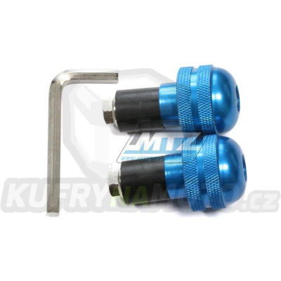 Koncovky/závaží řidítek ANTIVIBRATION - modré (pro vnitřní průměr řidítek ¤17mm)