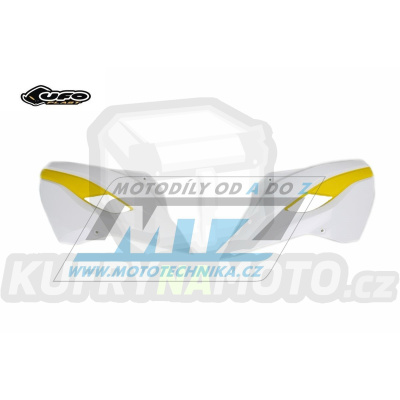 Spojlery Husqvarna TC125 + FC250+350+450 / 14-15 + TC250 / 14-16 + TE125+250+300 + FE250+350+450+501 / 14-16 + Husaberg TE125+250+300 + FE250+350+450+501 / 13-14 - barva žluto-bílá