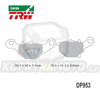 Destičky brzdové DP953-LUEC TRW Lucas MCB772EC - směs Allround Economy